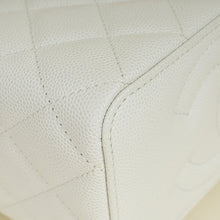 Chanel White CC Top Handle Vanity Chain