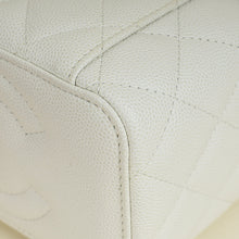 Chanel White CC Top Handle Vanity Chain