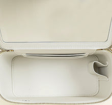 Chanel White CC Top Handle Vanity Chain