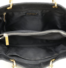 Chanel Black CC GST Tote Bag