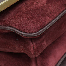 Chanel Burgundy CC Stitched Lady Coco Flap Bag