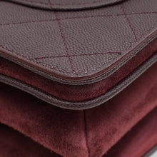 Chanel Burgundy CC Stitched Lady Coco Flap Bag