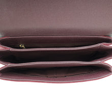 Chanel Burgundy CC Stitched Lady Coco Flap Bag