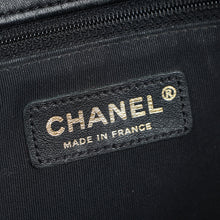 Chanel Black Braided Le Boy Reverso Flap Large Bag