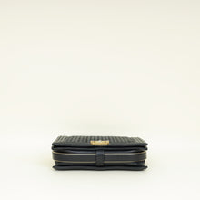 Chanel Black Braided Le Boy Reverso Flap Large Bag