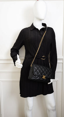 Chanel Black Melody Flap Medium Bag