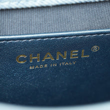 Chanel Blue CC Denim Messenger Bag
