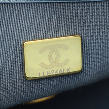 Chanel Blue CC Denim Messenger Bag