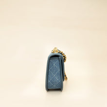 Chanel Blue CC Denim Messenger Bag