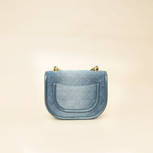 Chanel Blue CC Denim Messenger Bag