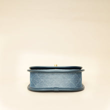 Chanel Blue CC Denim Messenger Bag