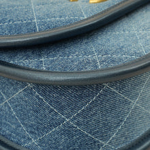 Chanel Blue CC Denim Messenger Bag