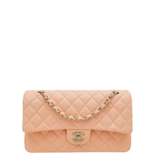Chanel Salmon Pink CC Classic Double Flap Medium Bag