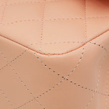 Chanel Salmon Pink CC Classic Double Flap Medium Bag