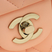 Chanel Salmon Pink CC Classic Double Flap Medium Bag