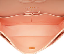 Chanel Salmon Pink CC Classic Double Flap Medium Bag