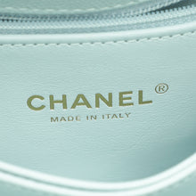 Chanel Light Blue Coco Handle Small Bag