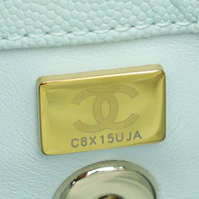 Chanel Light Blue Coco Handle Small Bag