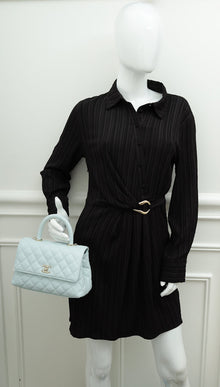 Chanel Light Blue Coco Handle Small Bag