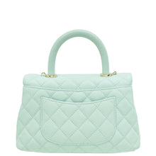 Chanel Light Blue Coco Handle Small Bag