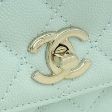 Chanel Light Blue Coco Handle Small Bag