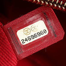 Chanel Red CC Coco Handle Chevron Flap Bag