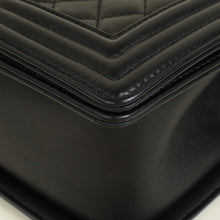 Chanel Black Le Boy Quilted Medium Flap Bag