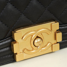 Chanel Black Le Boy Quilted Medium Flap Bag