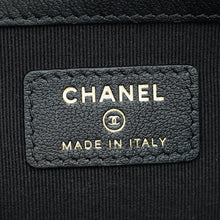 Chanel Black CC Quilted Zip Pouch