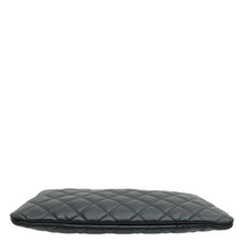 Chanel Black CC Quilted Zip Pouch