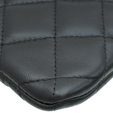 Chanel Black CC Quilted Zip Pouch