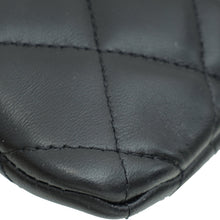 Chanel Black CC Quilted Zip Pouch