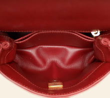 Chanel Burgundy Mini Coco Handle Bag