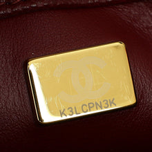 Chanel Burgundy Mini Coco Handle Bag