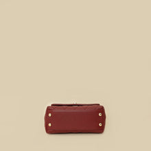 Chanel Burgundy Mini Coco Handle Bag
