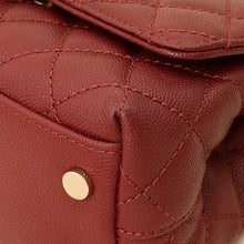 Chanel Burgundy Mini Coco Handle Bag