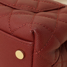 Chanel Burgundy Mini Coco Handle Bag