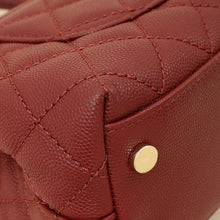 Chanel Burgundy Mini Coco Handle Bag
