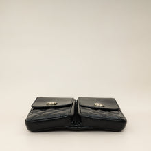 Chanel Black CC Double Pocket Flap Crossbody Bag