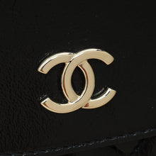 Chanel Black CC Double Pocket Flap Crossbody Bag