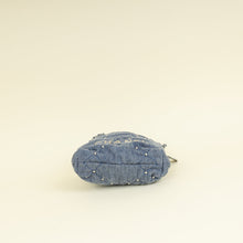 Chanel Blue CC 22 Denim Embellished Mini Bag