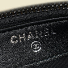 Chanel Bicolor Python Double Zip Wallet on Chain