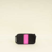 Chanel Bicolor Python Double Zip Wallet on Chain