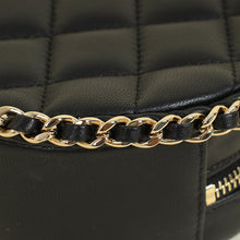 Chanel Black CC Chain Around Round Clutch Bag