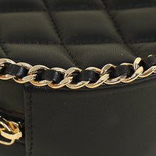 Chanel Black CC Chain Around Round Clutch Bag