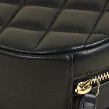 Chanel Black CC Chain Around Round Clutch Bag