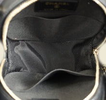 Chanel Black CC Chain Around Round Clutch Bag