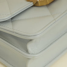 Chanel Light Grey CC Crystal Strass Bag With Chain