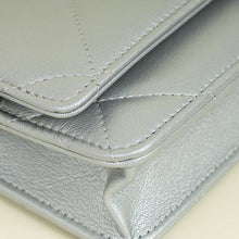 Chanel Silver CC 19 Wallet On Chain