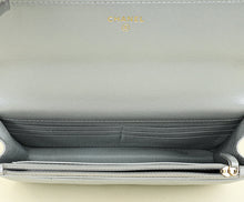 Chanel Silver CC 19 Wallet On Chain